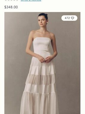 bhldn selena strapless stretch satin midi dress BHLDN | Dresses | Bhldn Selena Strapless Stretch Satin Midi Dress